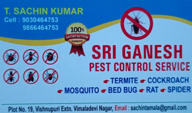 Sri Sai Pest Control Banner